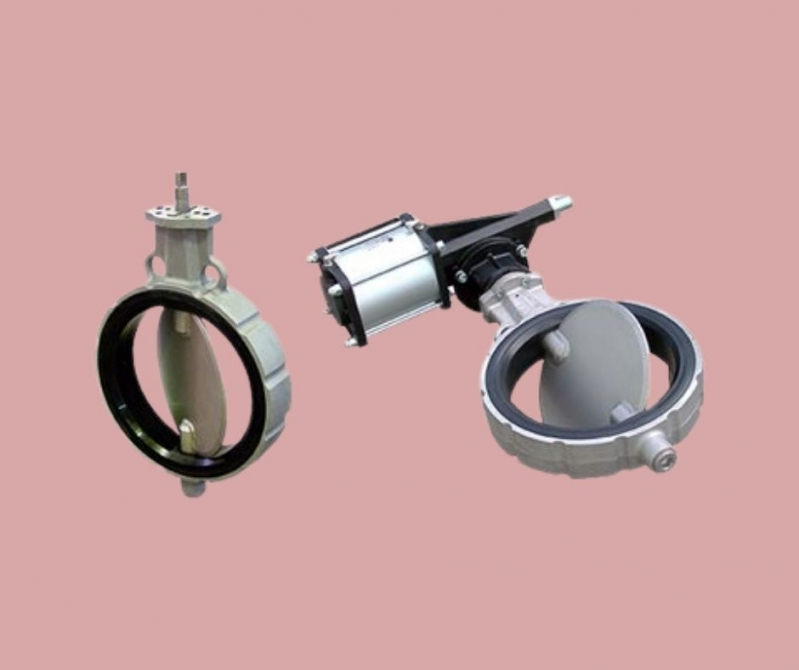 Distribuidor de Válvula Borboleta Inox Sanitária Conselheiro Lafaiete - Válvula Borboleta Inox com Atuador Pneumático